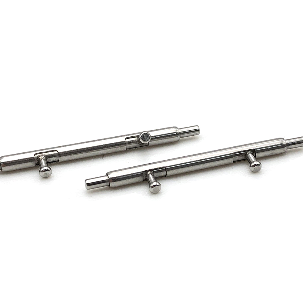 非標生耳 不銹鋼手表配件 全鋼快拆開關生耳 彈簧數碼表帶連接軸