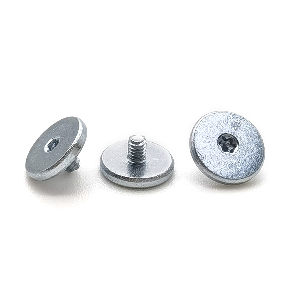 創(chuàng)河廠家生廠平頭梅花螺絲鍍藍白鋅電子小螺絲扁頭螺絲定制非標(biāo)螺絲